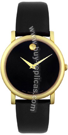 Movado Museum Gold-Tone Mens Watch 0690629