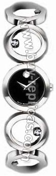 Movado Ono Diamond Steel Ladies Watch 0605815