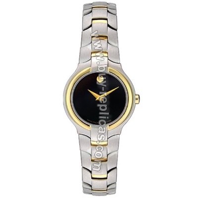 Movado Portico Two Tone Ladies Watch 0604574