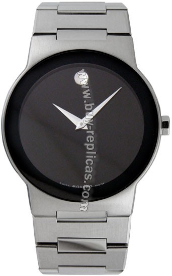 Movado Safiro Steel Mens Watch 0605803