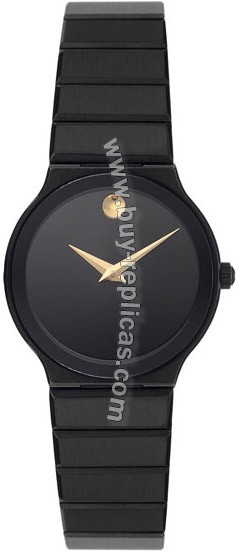 Movado Sapphire Black Ladies Watch 0602643