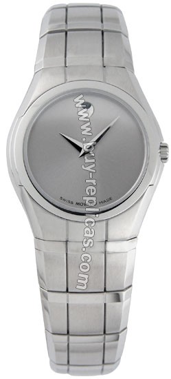 Movado Sento Steel Silver Dial Ladies Watch 0605626