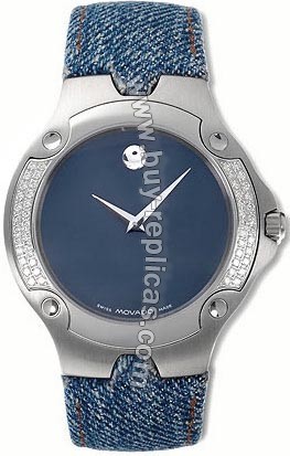 Movado Sports Edition SE Diamond Denim Ladies Watch 0604896