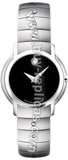 Movado SL Steel Black Ladies Watch 0605644