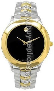 Movado Tereno Two-Tone Mens Watch 0604586