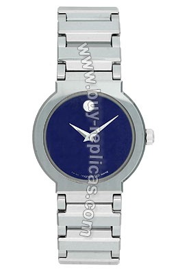 Movado Valor Tungsten Carbide Mens Watch 0604775