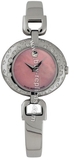 Movado Vivo Diamond Pink Mother-of-Pearl Ladies Watch 0605666