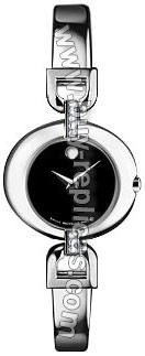 Movado Vivo Steel Diamond Bangle Ladies Watch 0605779