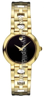 Movado Estimo Gold-Tone Steel Ladies Watch 0604887