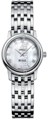 Omega DeVille Prestige Mother-of-pearl Steel Ladies Watch 4570.71