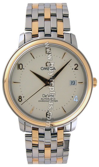 Omega DeVille Two-Tone Automatic Chronometer Mens Watch 4312.21