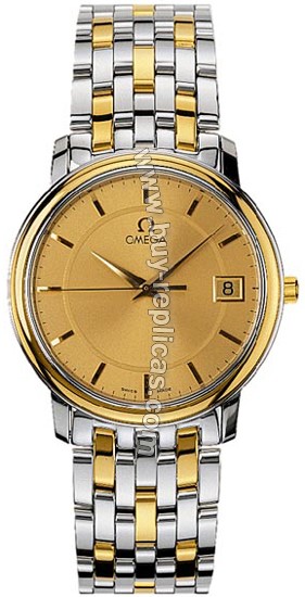 Omega Deville 18kt Yellow Gold and Steel Mens Watch 4310.11