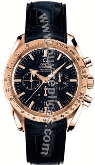 Omega Speedmaster 18kt Rose Gold Dark Blue Mens Watch 3653.80.33