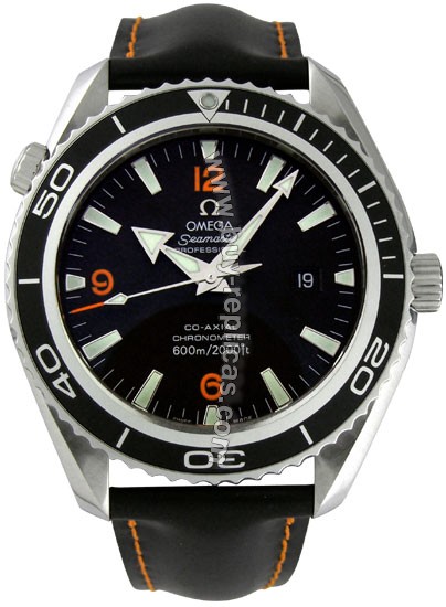 Omega Seamaster Planet Ocean Steel XL Mens Watch 2900.51.82