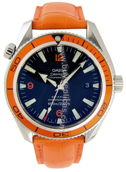 Omega Seamaster Planet Ocean Orange Mens Watch 2909.50.38