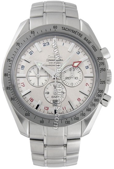 Omega Speedmaster Broad Arrow GMT XL Steel Mens Watch 3581.30