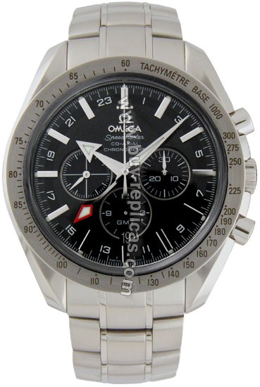 Omega Speedmaster Broad Arrow GMT Steel Mens Watch 3581.50