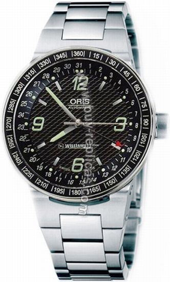 Oris Williams F1 Team Pointer Stainless Steel Mens Watch 754-7585-4164MB