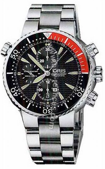 Oris Divers Titan Chronograph Mens Watch 674-7599-7154MB