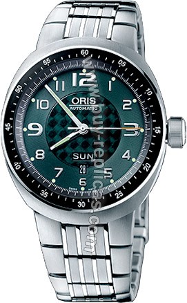 Oris TT3 Day Date Titanium Mens Watch 635-7589-7067MB