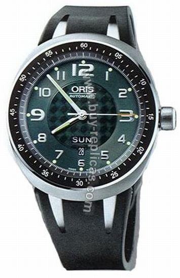 Oris TT3 Day Date Titanium Mens Watch 635-7589-7067RS