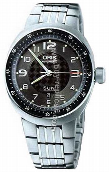 Oris TT3 Day Date Titanium Mens Watch 635-7589-7064MB