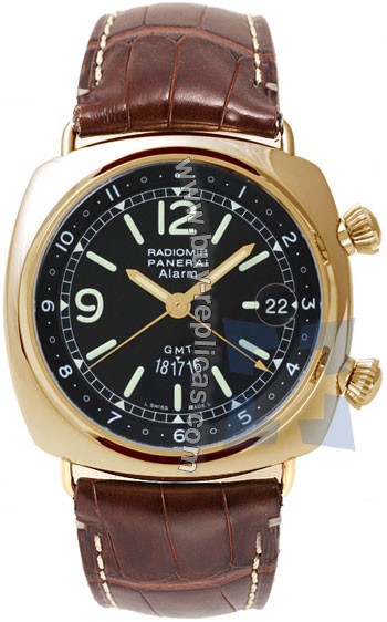 Panerai Radiomir GMT Alarm Mens Watch PAM00238