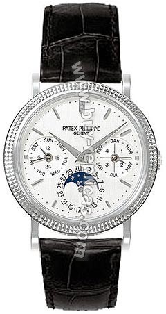 Patek Philippe Complicated Perpetual Calendar 18kt White Gold Mens Watch 5039G