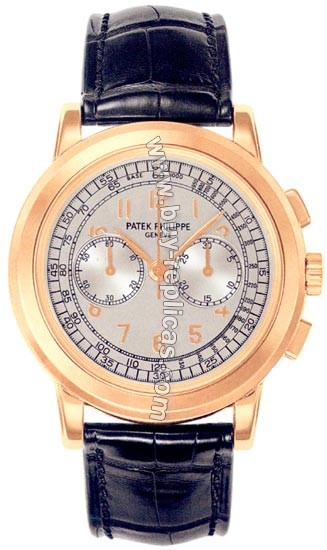 Patek Philippe Complicated Chronograph 18kt Rose Gold Mens Watch 5070R