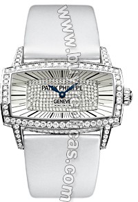 Patek Gondolo Gemma White Gold Ladies Watch 4982G