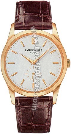 Patek Philippe Calatrava 18kt Rose Gold Mens Watch 5196R