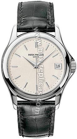 Patek Philippe Calatrava 18kt White Gold Mens Watch 5127G