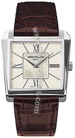 Patek Philippe Gondolo 18kt White Gold Mens Watch 5489G