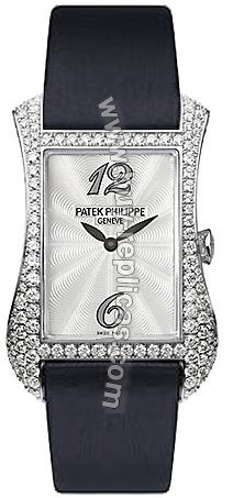 Patek Philippe Gondolo Serata 18kt White Gold Diamond Ladies Watch 4973G