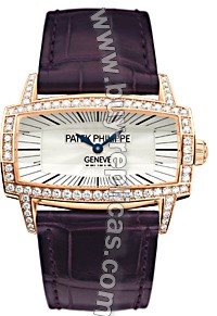 Patek Gondolo Gemma Rose Gold Ladies Watch 4991R