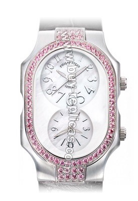 Philip Stein Teslar Large Pink Sapphires Watch 2SP-F-FSMOP-NS