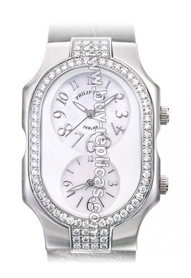 Philip Stein Teslar Large Double Diamonds Watch 2DD-F-FSMOP-NS