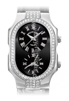 Philip Stein Teslar Large Double Diamonds Black Watch 2DD-B-CB-NS