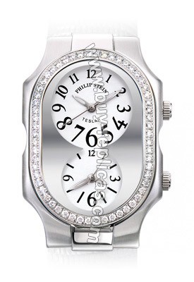 Philip Stein Teslar Large Case Diamond Watch 2D-G-FW-NS