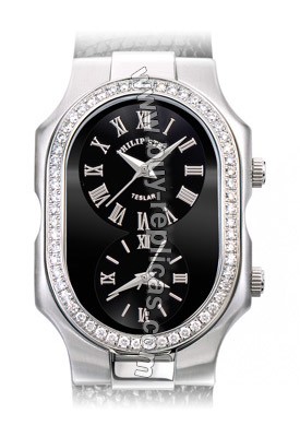 Philip Stein Teslar Large Case Diamond Watch 2D-B-CB-NS