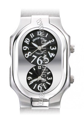 Philip Stein Teslar Large Black Dial Watch 2-G-FB-NS