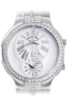 Philip Stein Teslar Small Double Diamond Round Watch 6DD-MW-NS