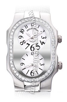 Philip Stein Teslar Small Case Double Diamond Mother of Pearl Watch 1D-G-FW-NS