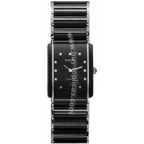 Rado Integral Jubile Diamond Black Ceramic Steel Unisex Watch R20486742