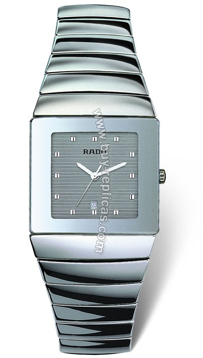 Rado Sintra Silver Ceramic Mens Watch R13432122