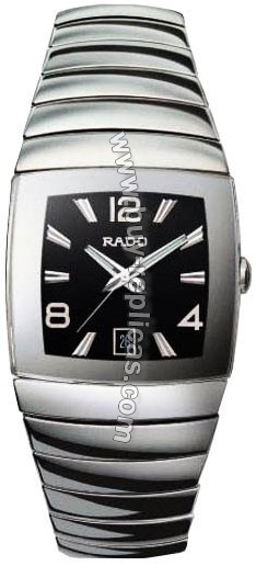 Rado Sintra Platinum-tone Ceramic Black Mens Watch R13599152