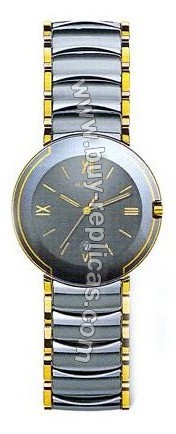 Rado Coupole Gold-Tone Steel/Ceramic Midsize Mens Watch R22634142