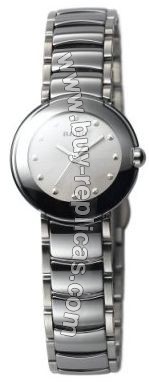 Rado Coupole Steel Platinum Ceramic Ladies Watch R22594102