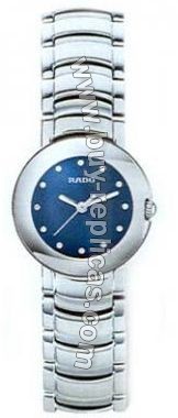 Rado Coupole Blue Stainless Steel Ladies Watch R22549203