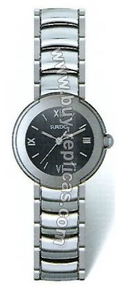 Rado Coupole Steel Black Ladies Watch R22594152